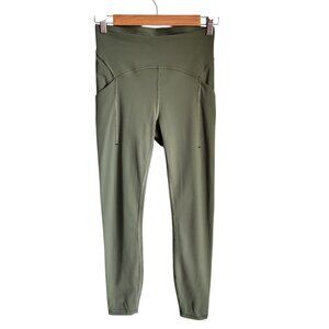 Lululemon Pants 6 Green Power Thru High-Rise Tight 25" Women's Leggings
